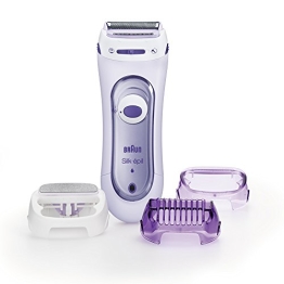 Braun Silk-épil LS 5560 Lady Shaver kabelloser Elektrorasierer für Frauen mit 3 Aufsätzen - 1